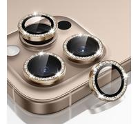 ESR Protection Objectif Caméra pour iPhone 16 Pro Max/16 Pro/15 Pro Max/15 Pro/14 Pro Max/14 Pro, Protecteurs Individuels HD Robustes, Anti Rayures, Ultra-fin, Série Armorite, 1 Pack, Jaune Rose