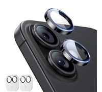 ESR Protections d'Objectif pour iPhone 17/16 Plus/16, Verre Trempé HD, Anti-rayures, Ultra-mince, Série Armorite, Lot de 2, Noir