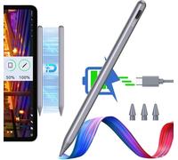 Esr Stylet Ipad Pour Apple Pencil 2e Génération, Crayon Magnétique À Charge Sans Fil Pour Ipad, Sensibilité À L'inclinaison Et Rejet De La Paume Pour Ipad Pro 12.9/11, Ipad Air 5/4, Ipad Mini 6, Gris