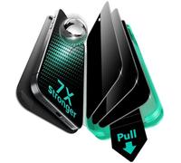ESR Verre Trempé Anti-espion pour iPhone 2025 Pro Max, 9H+ Protections D'écran, Armorite Ultra-résistant de Qualité Militaire, Incassable et très durable, avec Plateau UltraFit Mis à Jour, Lot de 3