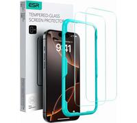 ESR Verre trempé Apple iPhone 16 Transparent [2 PACKS]