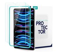 ESR Verre Trempé Compatible avec iPad Pro 11 (2022/2021/2020/2018) et iPad Air 5/ iPad Air 4 (2022/2020), Protection Écran Rayure-résistible, Cadre d'Installation Offert, Lot de 2