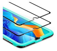 ESR Verre trempé pour Huawei P30 Lite (2 Pièces) (Noir), [Couverture Complète] [Gabarit de Pose Inclu], Film Protection Ecran Ultra