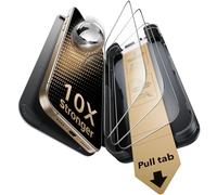 ESR Verre trempé pour iPhone 16 Pro Max, protection d'écran Armorite 9+ en verre trempé, lot de 3, protection standard militaire en verre trempé, verre Corning avec plateau UltraFit