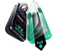 ESR Verre Trempé pour iPhone 17 Pro, 9H+ Protections D'écran, Armorite Ultra-résistant de Qualité Militaire, Incassable et très durable, avec Plateau UltraFit Mis à Jour, Lot de 3
