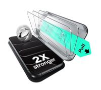 ESR Verre Trempé pour iPhone Air, Protections D'écran de qualité militaire pour iPhone 17 Air, dureté 9H,Incassables, Couverture Complète, avec Plateau UltraFit, Lot de 3