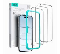 ESR Verre Trempé pour iPhone Air, Protections D'écran de Qualité militaire pour iPhone 17 Air, Incassable, Dureté 9H, Résistantes aux Rayures, Haute Clarté, avec Outil d'Installation Facile，Lot de 3