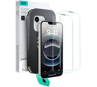 Esr Verre trempé Ultrafit pour Apple iPhone 13/13 Pro/14/16e Transparent [Lot de 2]
