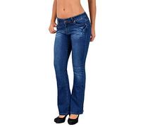 ESRA Jean Femme Coupe Bootcut Jean gardé de Salsa Pantalon en Jean Femme B400