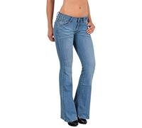 ESRA Jean Femme Coupe Bootcut Jean gardé de Salsa Pantalon en Jean Femme B400