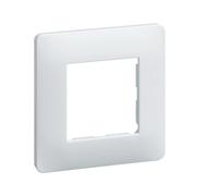Ess. Lot 50 plaques 1P Blanc HAGER WE40150