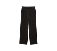 ESS Pantalon Droit en Velours côtelé surélevé PUMA Noir