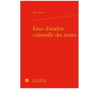 Essai D'analyse Culturelle Des Textes