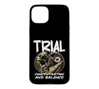 Essai de Concentration et d'équilibre pour Moto extrême Coque pour iPhone 15 Plus