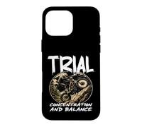 Essai de Concentration et d'équilibre pour Moto extrême Coque pour iPhone 16 Pro Max