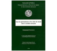 Essai De Généralisation D'un Droit De Retrait Dans La Société Anonyme