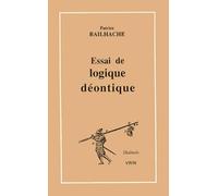 Essai de logique déontique