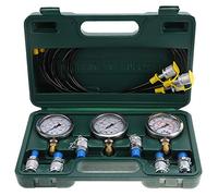 Essai de pression hydraulique d'une excavatrice,Jauge de pression hydraulique Kit de test de pression hydraulique pour excavatrice, avec couplage de point d’essai et jauge