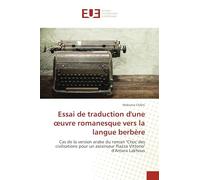 Essai de traduction d'une oeuvre romanesque vers la langue berbère
