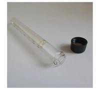 essai de verre, Tube à centrifuger gradué en verre à fond en V avec bouchon à vis, plusieurs tailles(30ml)