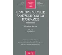 essai d'une nouvelle analyse du contrat d'assurance (267)