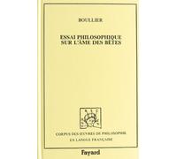 Essai philosophique sur l'âme des bêtes (1728)