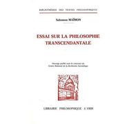 Essai sur la philosophie transcendantale - Salomon Maimon - Vrin - broché - Livre