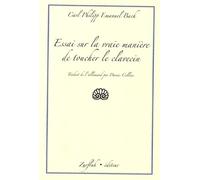 Essai sur la vraie manière de toucher le clavecin