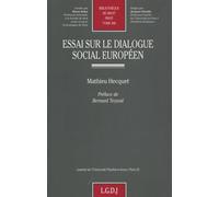 Essai Sur Le Dialogue Social Européen