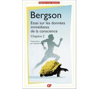 Essai sur les données immédiates de la conscience, Chapitre 2 : Prépas scientifiques 2014