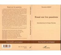 Essai sur les passions - Théodule Ribot - L'harmattan - broché - Essai