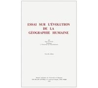 Essai Sur L'évolution De La Géographie Humaine