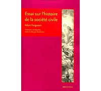Essai Sur L'histoire De La Société Civile