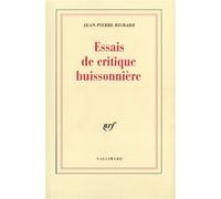 Essais de critique buissonnière Jean-Pierre Richard (Auteur)