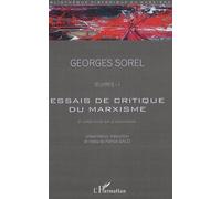 Essais de critique du marxisme Et autres études sur la valeur travail - Oeuvres - I - Patrick Gaud - L'harmattan - broché - Etude
