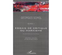 Essais de critique du marxisme Et autres études sur la valeur travail - Oeuvres - I - Patrick Gaud - L'harmattan - broché - Etude