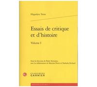Essais De Critique Et D'histoire - Volume 1