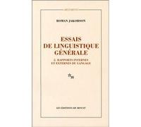 Essais de linguistique générale T2 Roman Jakobson (Auteur)