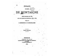 Essais de Michel de Montaigne