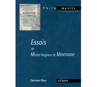 Essais de Michel Seigneur de Montaigne