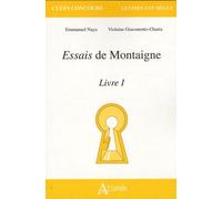 Les essais de Montaigne - livre I