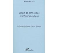 Essais De Sémiotique Et D'herméneutique