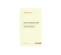 Essais d'Empirisme Radical - William James - Agone - broché - Essai