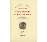 Essais, discours et lettres ouvertes William Faulkner (Auteur), Louise Bréant (Traduction), Jules Bréant (Traduction), James B. Meriwether (Edité par)