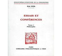 ESSAIS ET CONFERENCES. : Tome 1, Philosophie