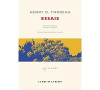 Essais - Henry David Thoreau - Le Mot Et Le Reste - broché - Essai