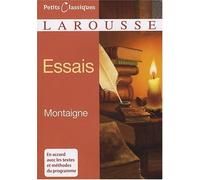 Essais (Petits Classiques Larousse) (French Edition) by Montaigne (2008) Paperback