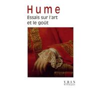 Essais sur l'art et le gout - David Hume - Vrin - broché - Essai