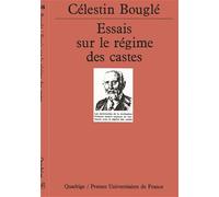 Essais sur le régime des castes
