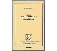 Essais sur les éléments de philosophie (1759)